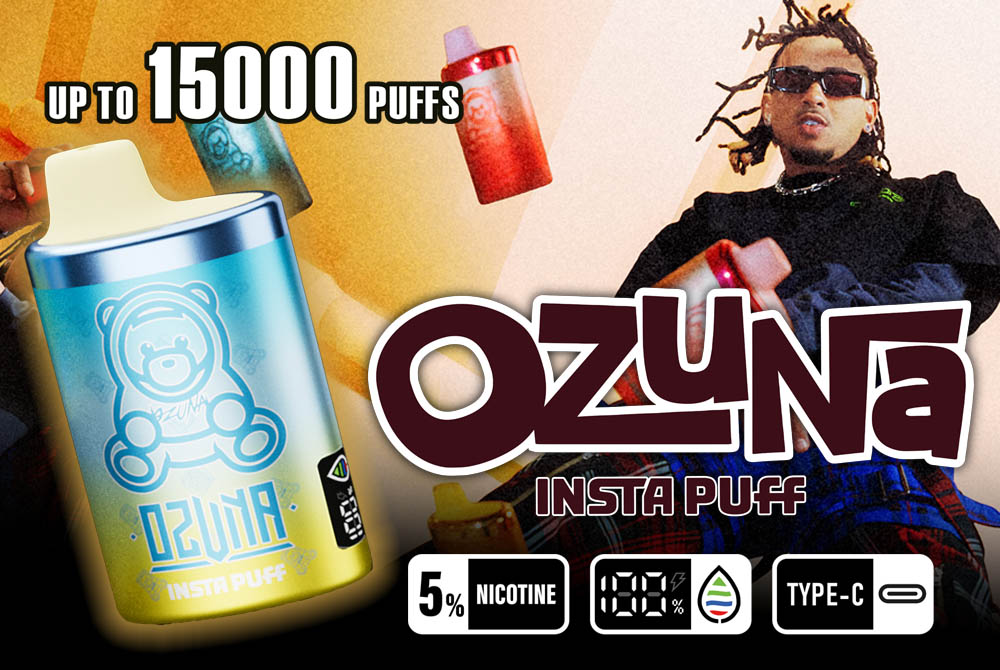 Ozuna Vapes Insta Puff Disposable Vape with 15,000 Puffs